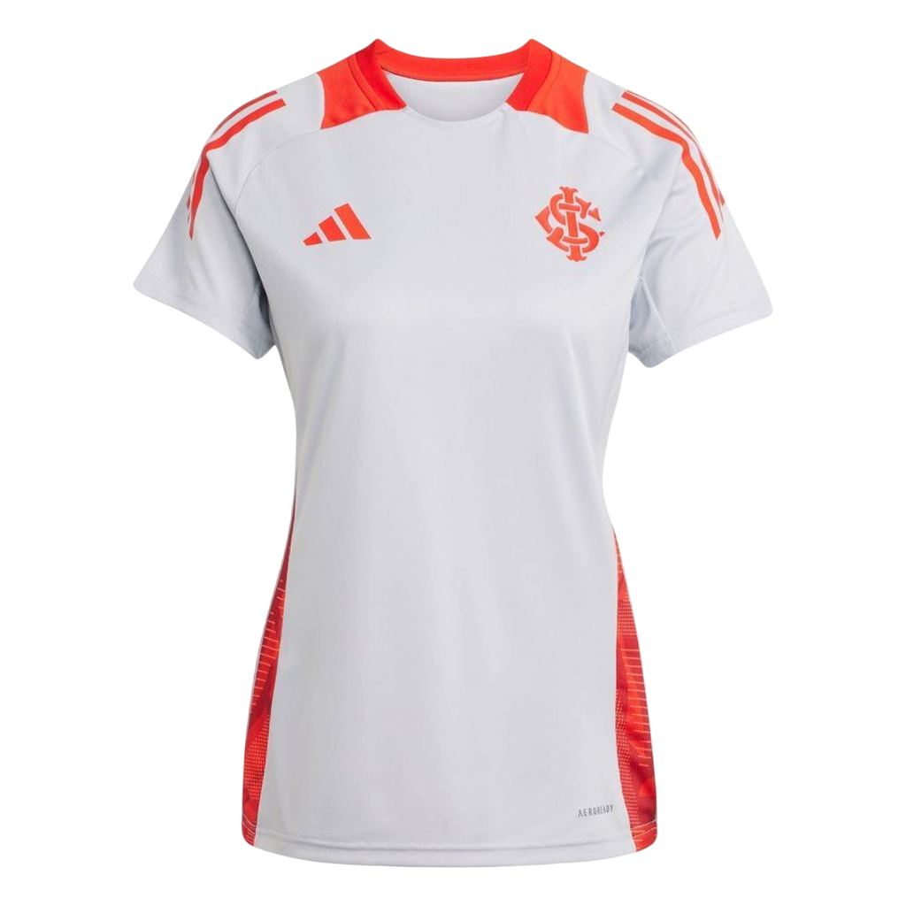 Camisa Internacional Treino 25/26 Adidas Feminina - Branca
