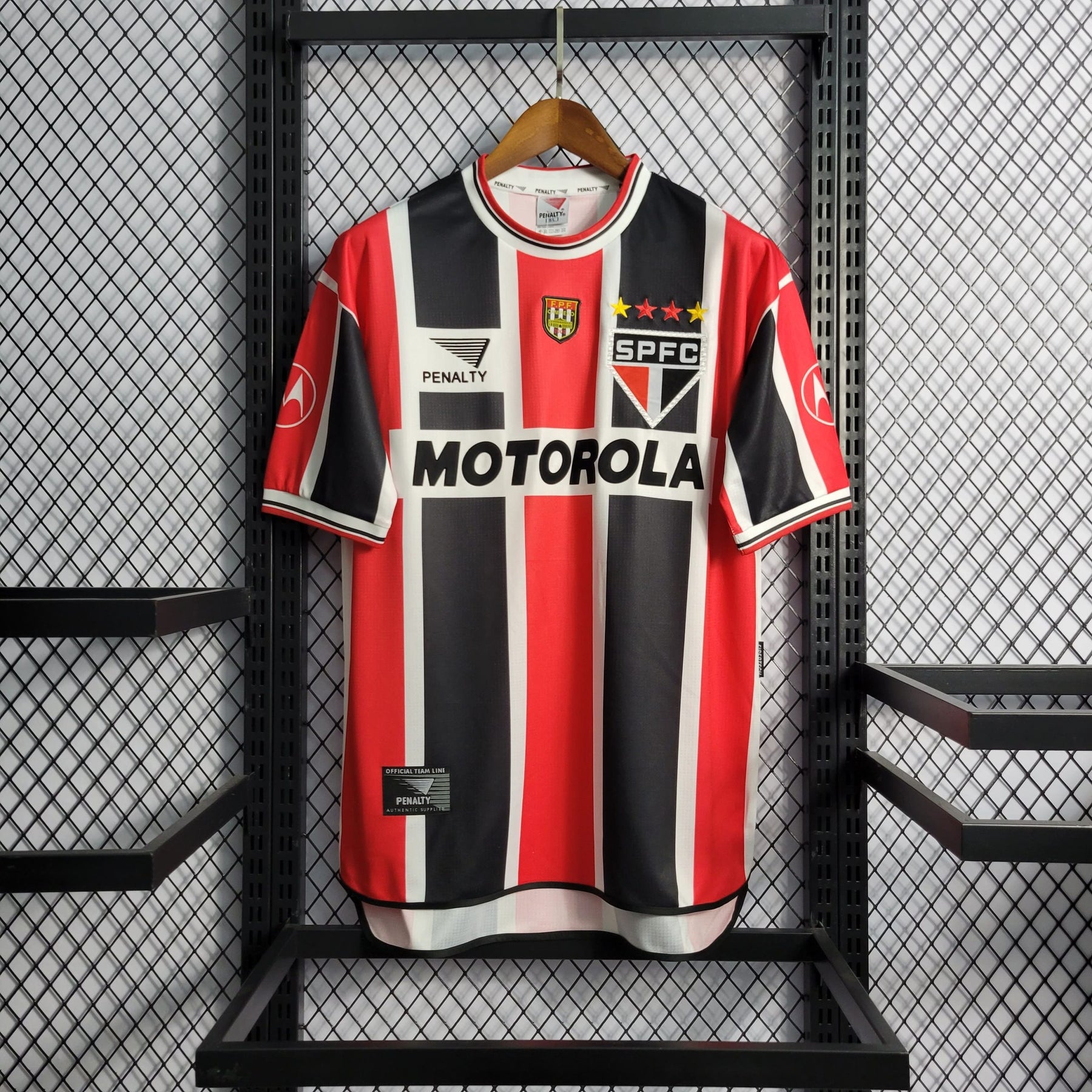 Camisa São Paulo Away (2) 2000 - Retrô Masculina