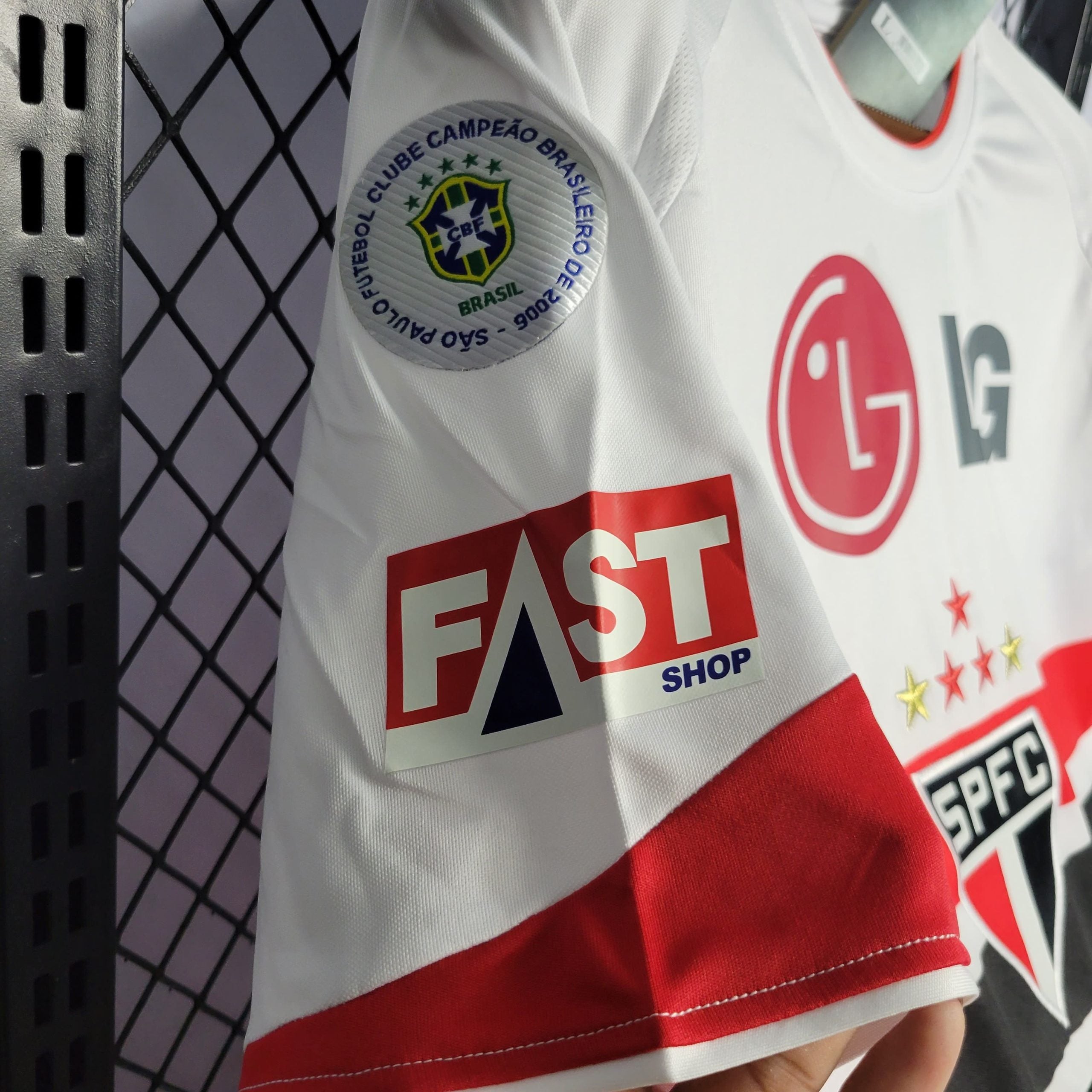 Camisa São Paulo Home (1) 2005/06 - Retrô Masculina