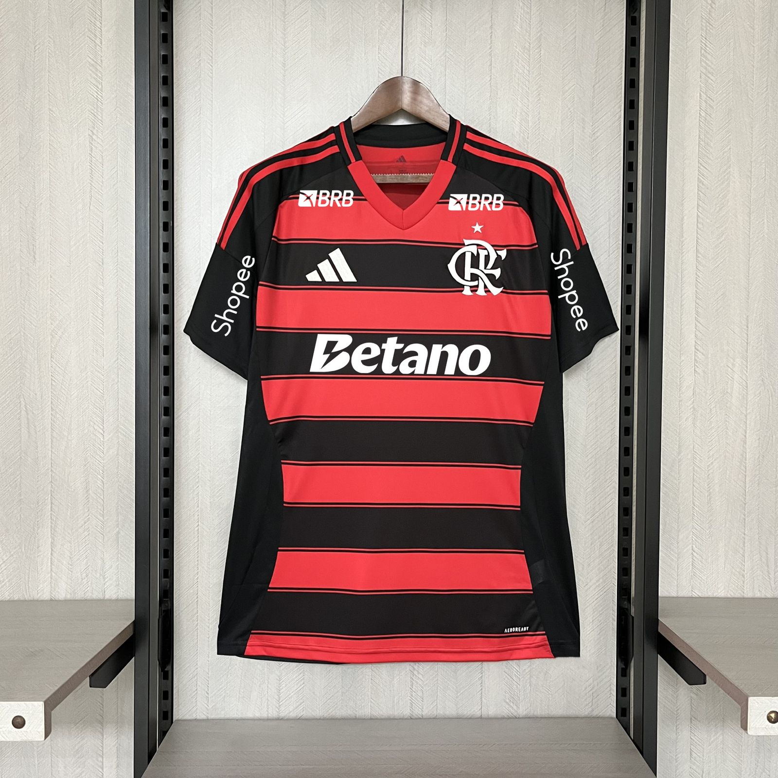 Camisa Flamengo I 25/26 - Masculina Torcedor - Com Patrocinadores