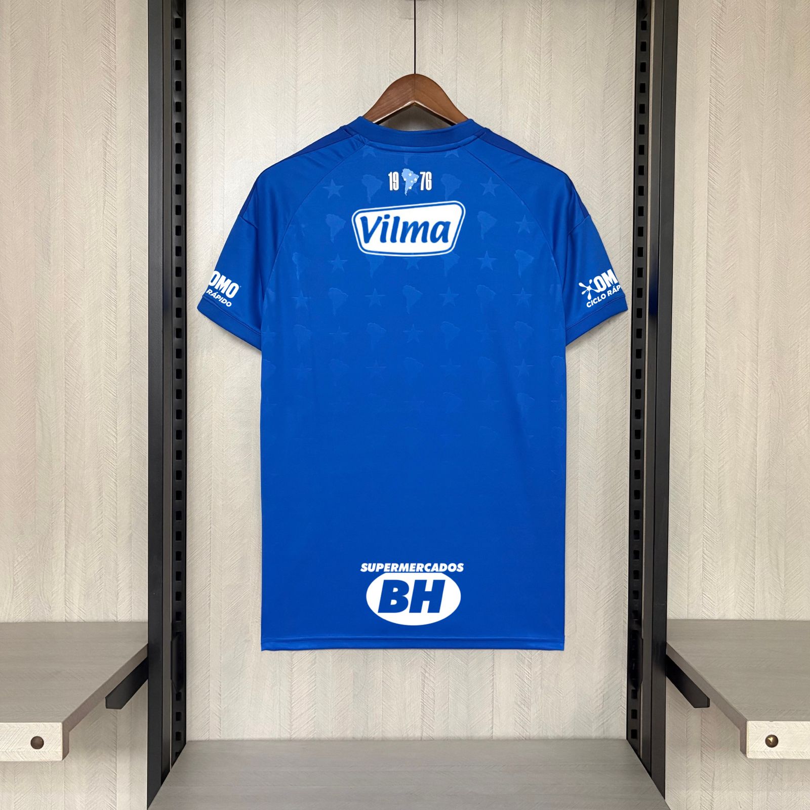 Camisa Cruzeiro I 26/27 - Masculina Torcedor - Com Patrocinadores