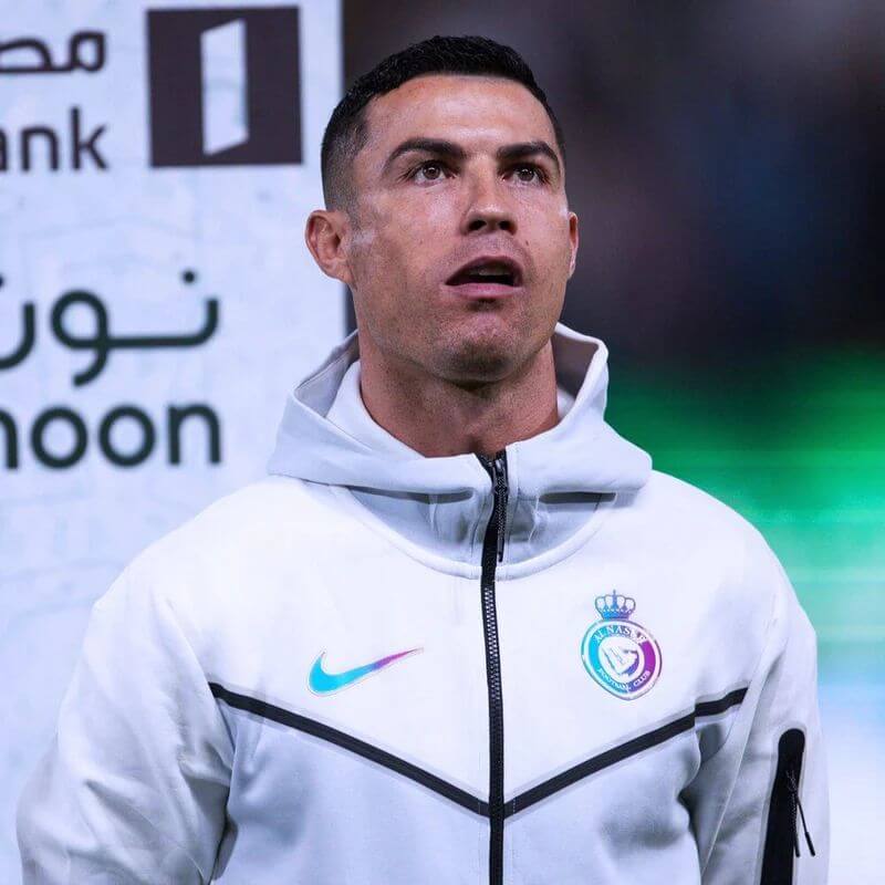 Conjunto Al-Hilal Sportswear Tech Fleece – Agasalho e Calça – Branco – CR7