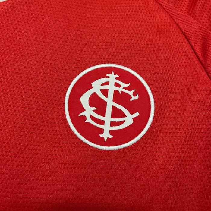 Camisa Internacional Home 25/26 Adidas Torcedor Feminina - Vermelha e Branca