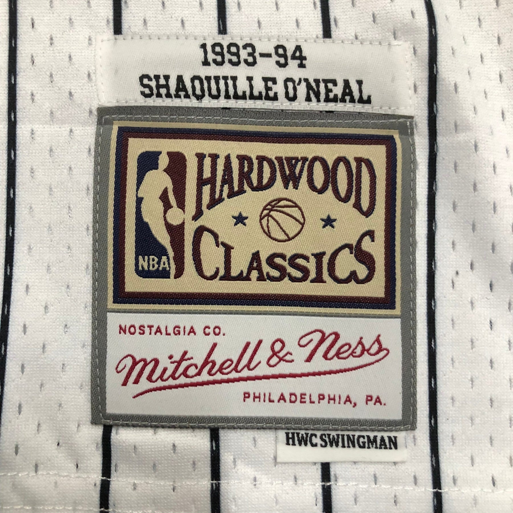 Regata Mitchell & Ness Orlando Magic Shaquille O’Neal 1994-1995 Branca