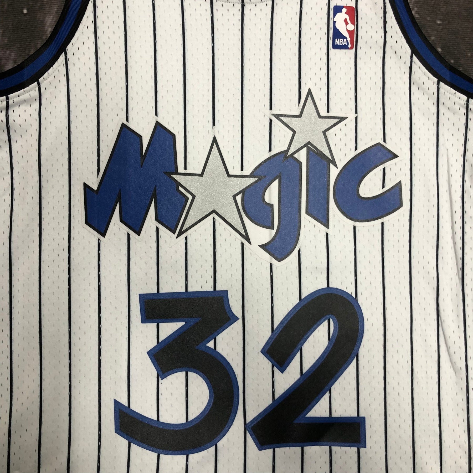 Regata Mitchell & Ness Orlando Magic Shaquille O’Neal 1994-1995 Branca