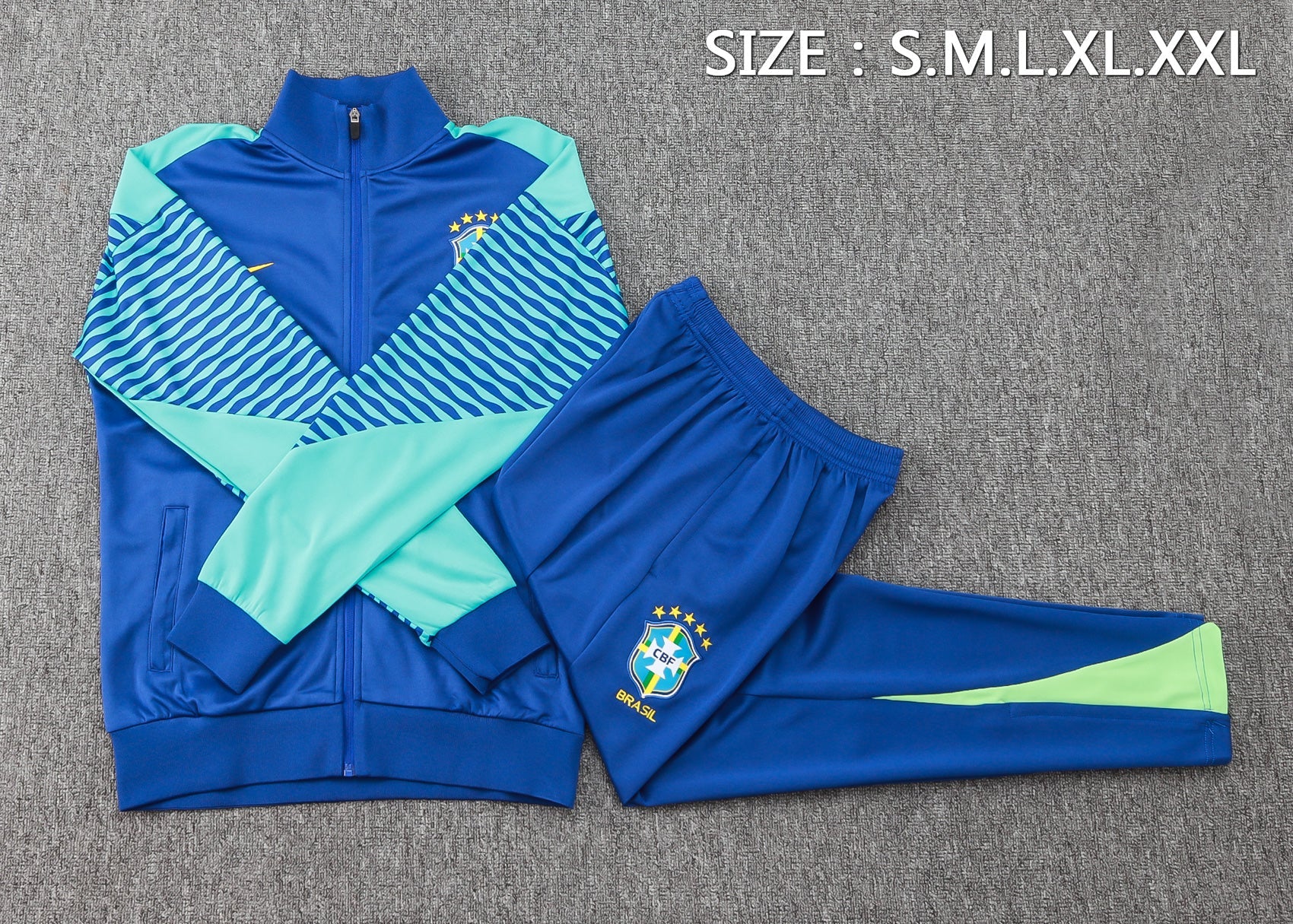 Conjunto de Treino Brasil 24/25 – Azul