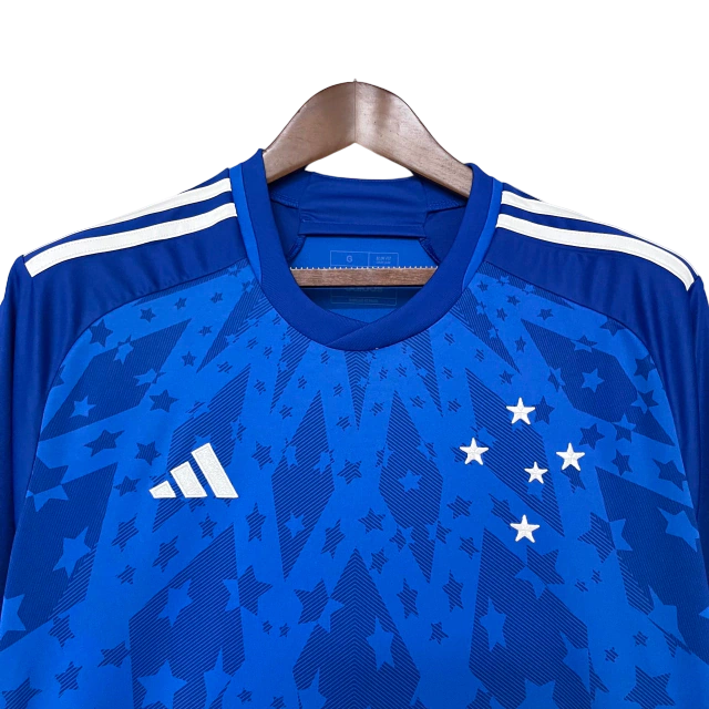 Camisa Cruzeiro I 24/25 – Gabi Nº 9 – Torcedor Adidas Masculina – Azul