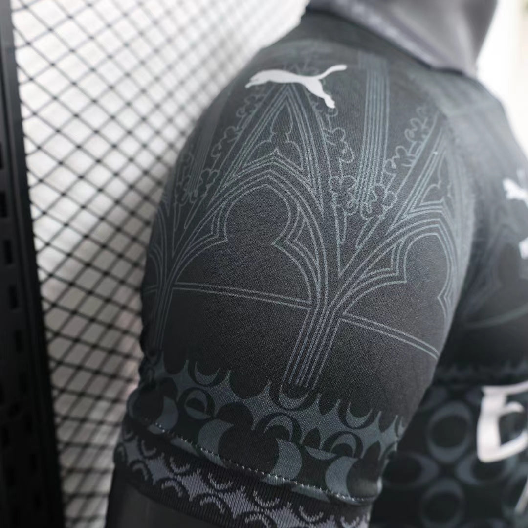 Camisa AC Milan Fourth 2024/25 - Jogador Masculino com Patch - Preta