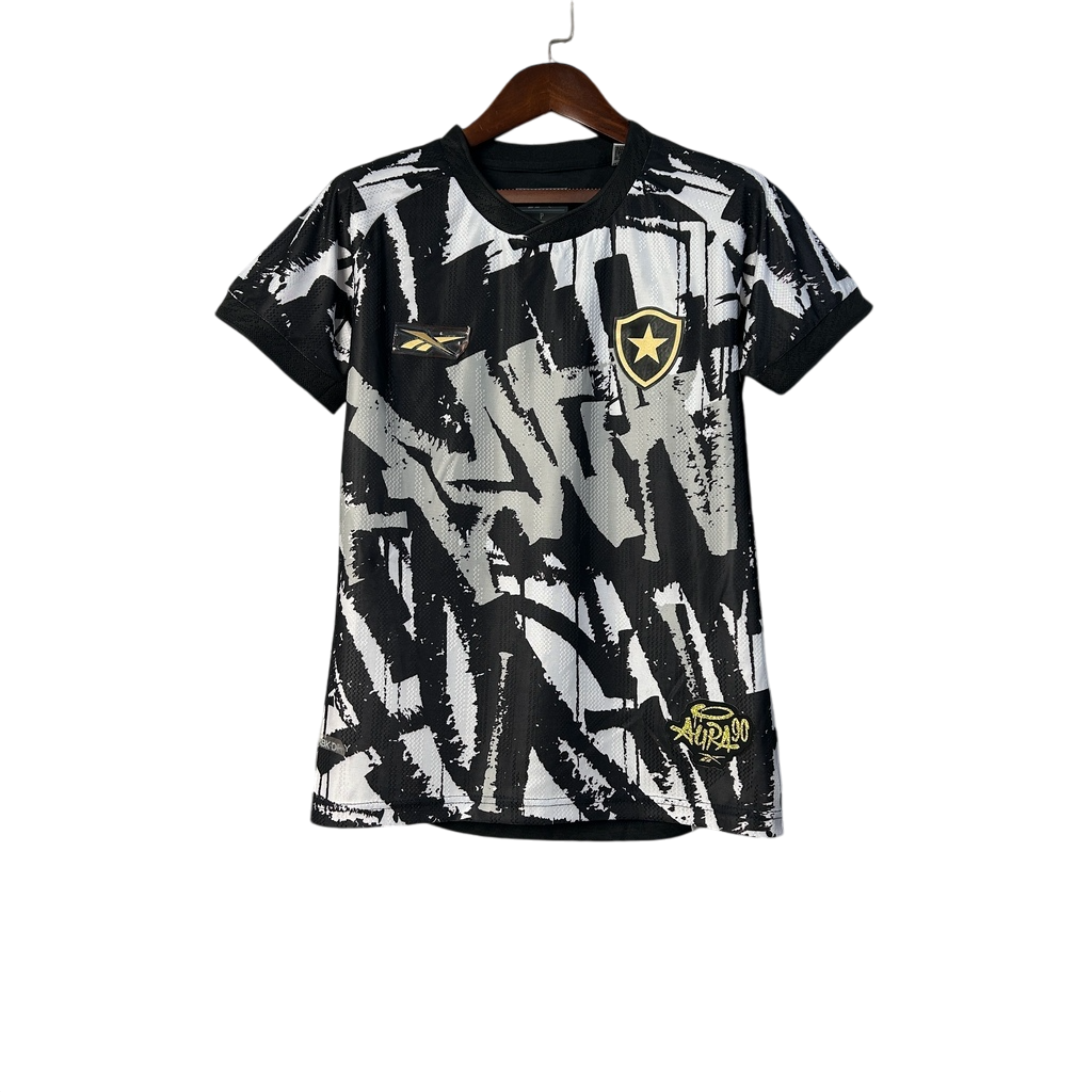 Camisa Botafogo Fourth 25/26 Reebok Feminina Torcedor - Preta