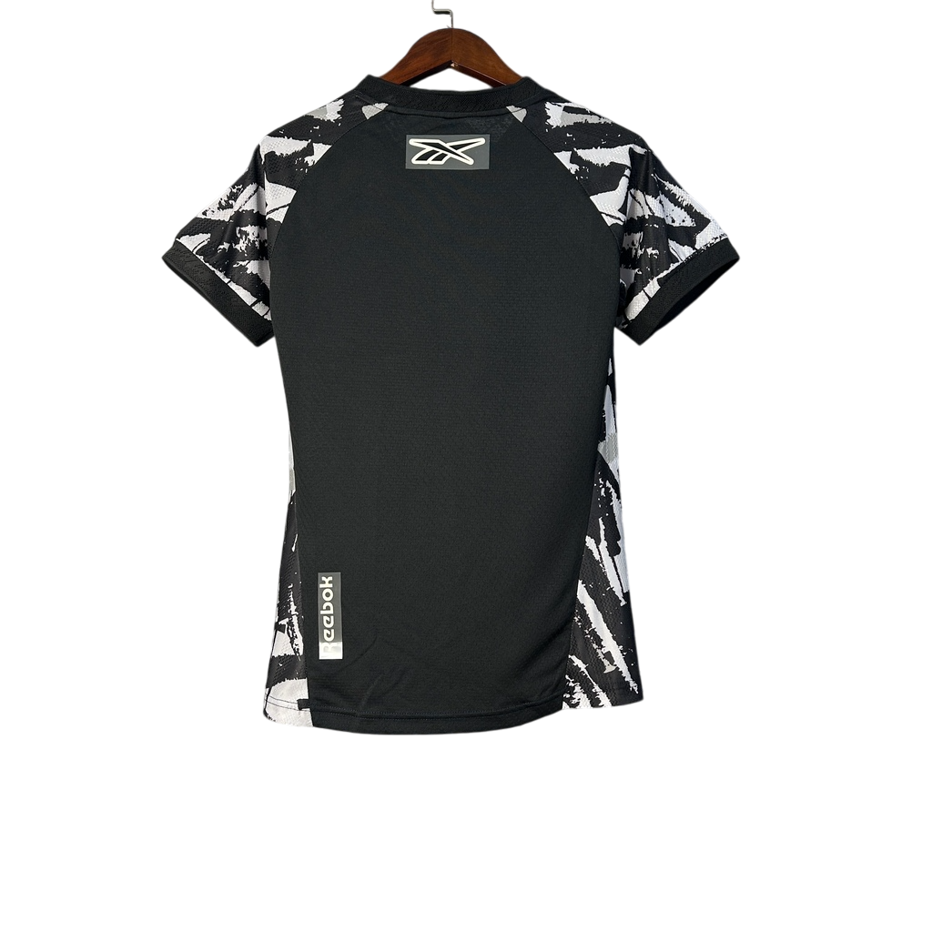 Camisa Botafogo Fourth 25/26 Reebok Feminina Torcedor - Preta