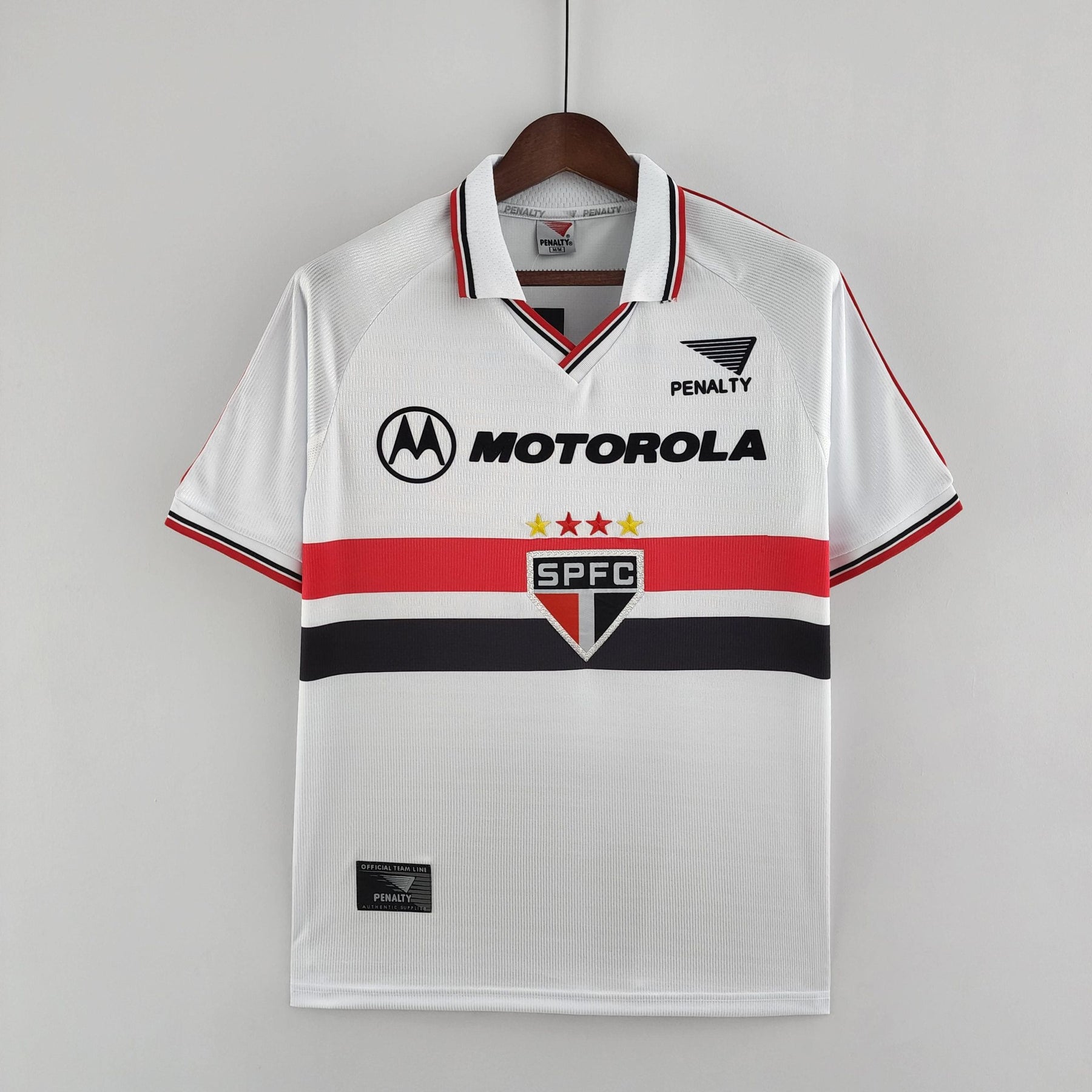 Camisa São Paulo Home (1) 1999 - Retrô Masculina
