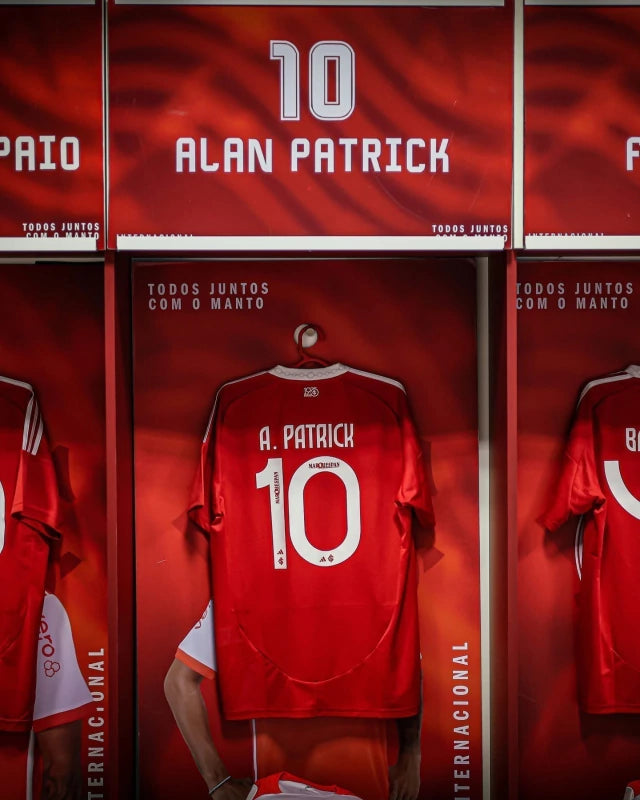 Camisa Internacional Titular 25/26 – Torcedor Masculina – Vermelho – Lançamento