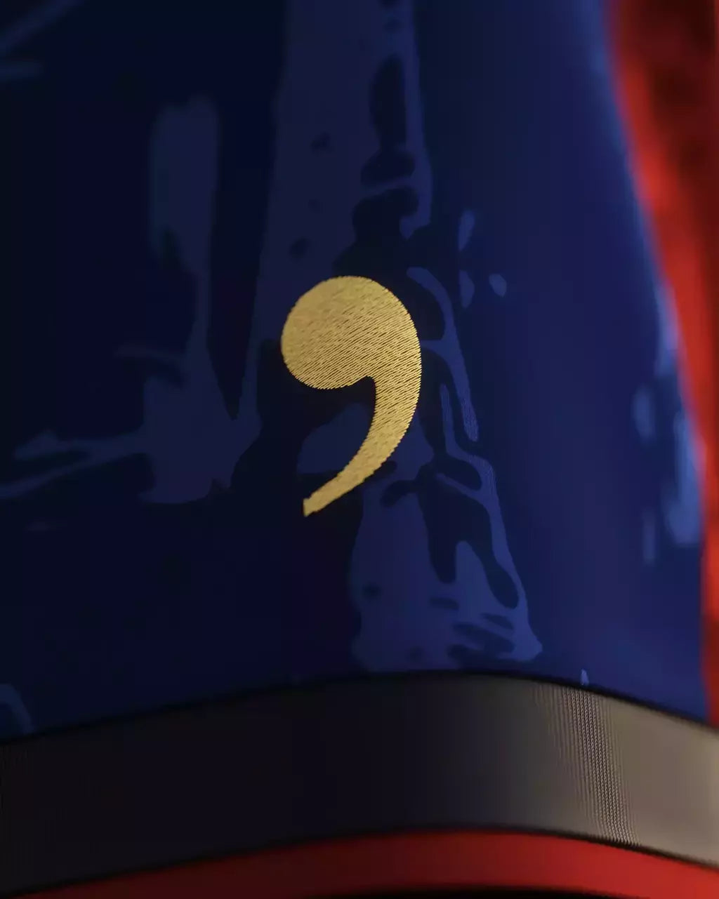 Camisa The Prince – LA PULGA 10# – Barcelona 2025/2026 – Masculina Comma Football – Vermelho e Azul