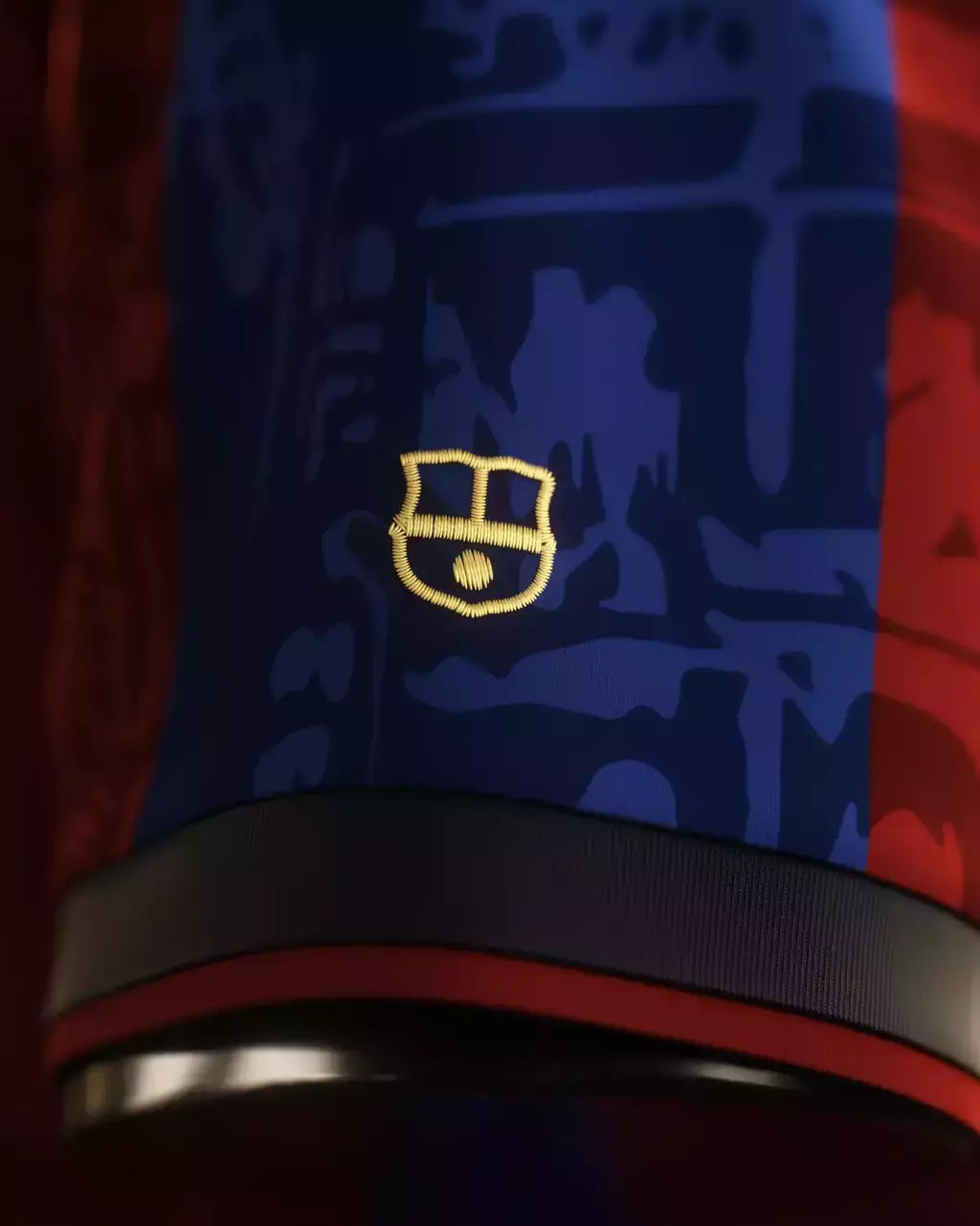 Camisa The Prince – LA PULGA 10# – Barcelona 2025/2026 – Masculina Comma Football – Vermelho e Azul