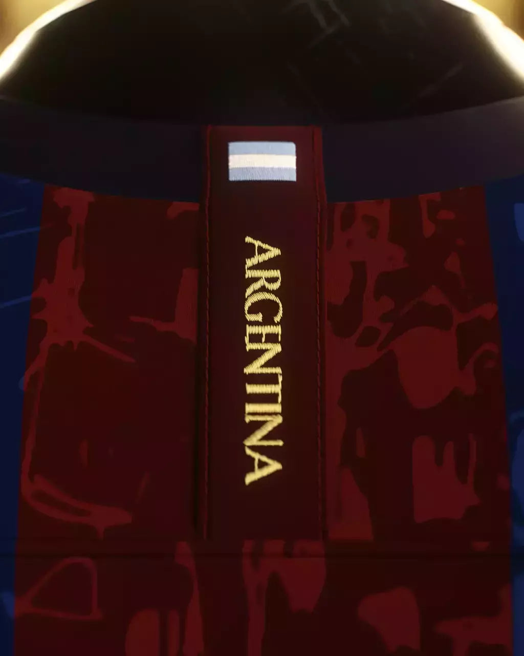 Camisa The Prince – LA PULGA 10# – Barcelona 2025/2026 – Masculina Comma Football – Vermelho e Azul