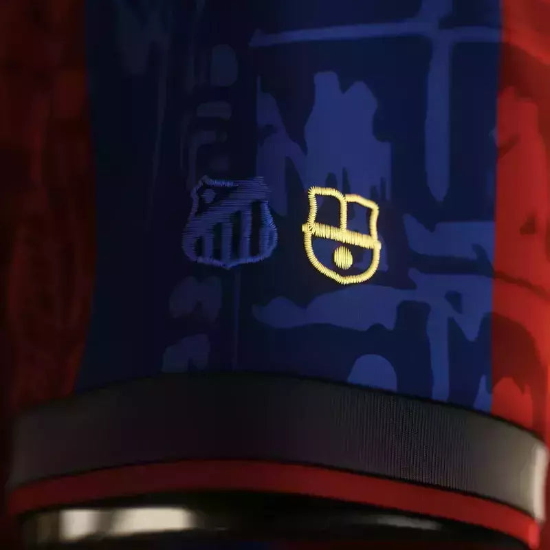 Camisa The Prince – Neymar Jr 11# – Barcelona 2025/2026 – Masculina Comma Football – Vermelho e Azul