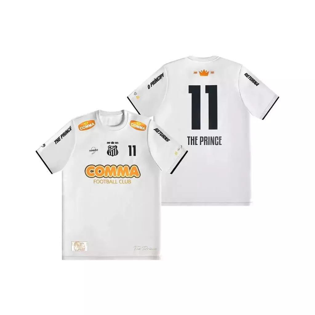 Camisa Edição Especial Neymar The Prince 25/26 – Comma Football Masculino – Branca