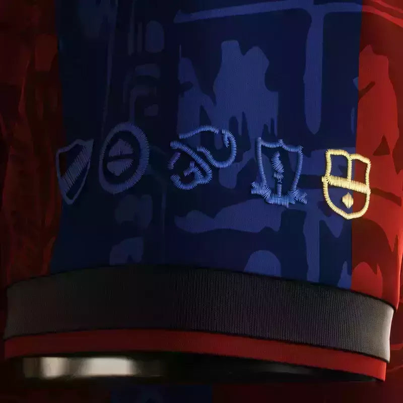 Camisa The Prince – Suárez 9# – Barcelona 2025/2026 – Masculina Comma Football – Vermelho e Azul