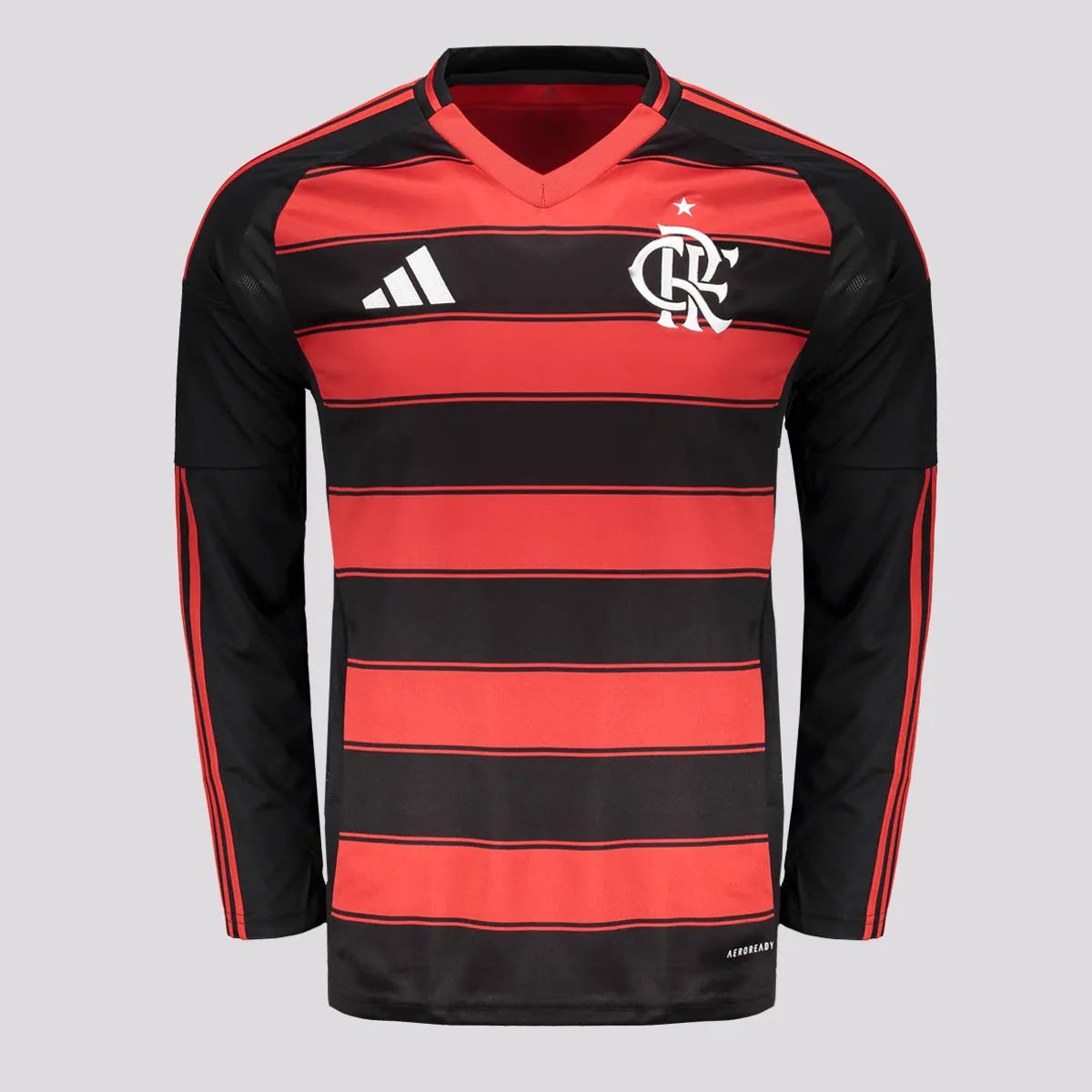 Camisa Flamengo Home – 2025/26 Manga Longa