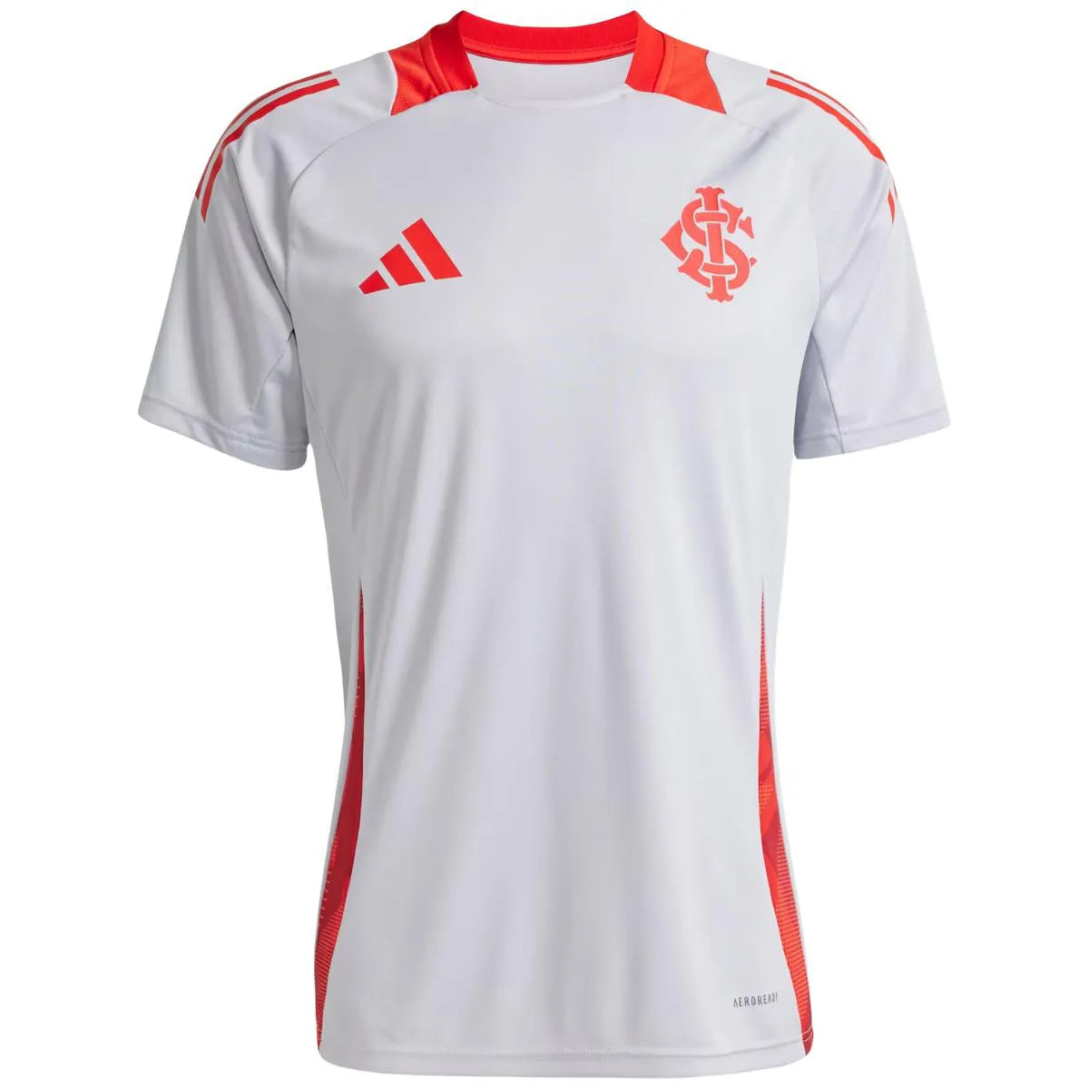 Camisa Internacional Treino 25/26 – Torcedor Masculina – Branca e Vermelha – Lançamento