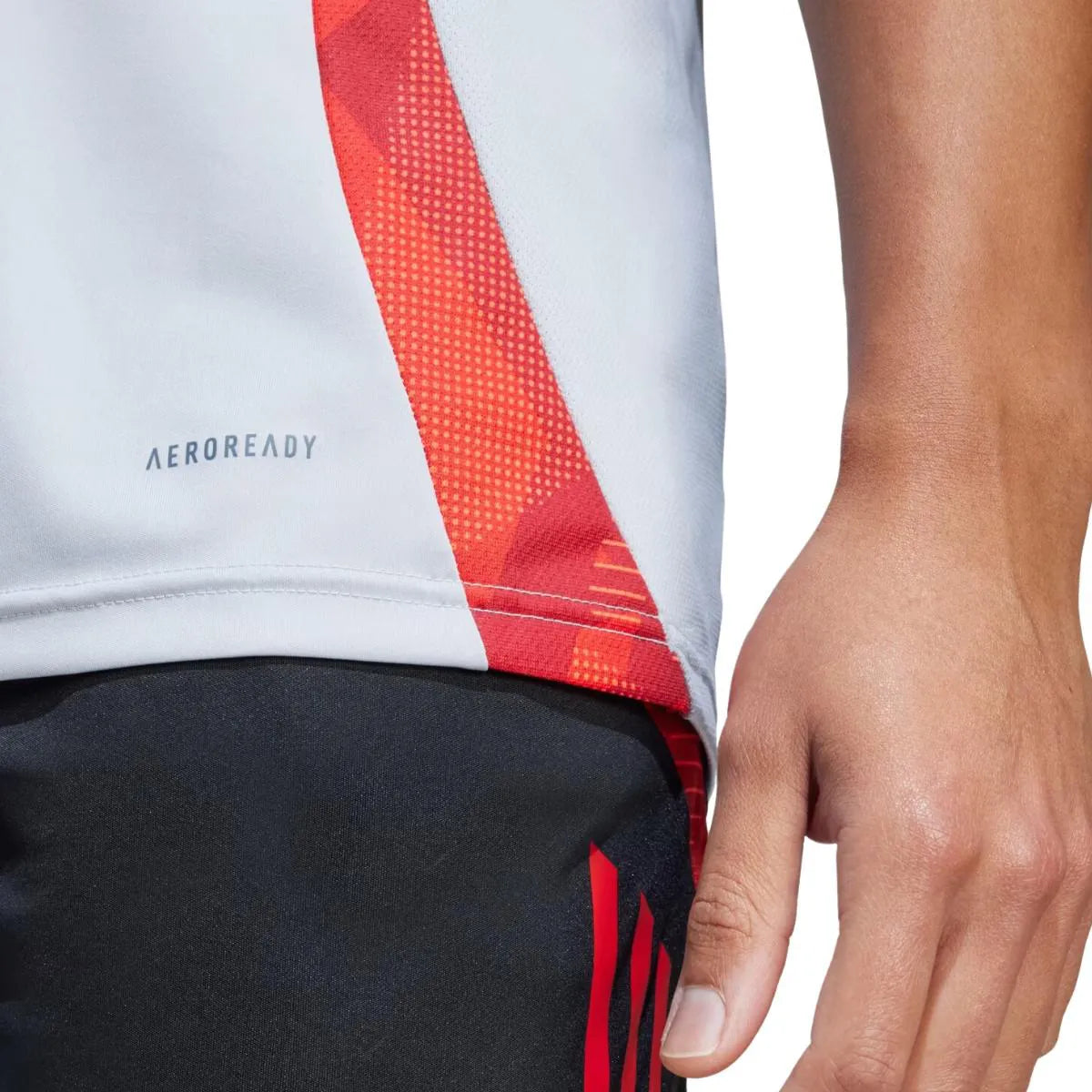 Camisa Internacional Treino 25/26 – Torcedor Masculina – Branca e Vermelha – Lançamento