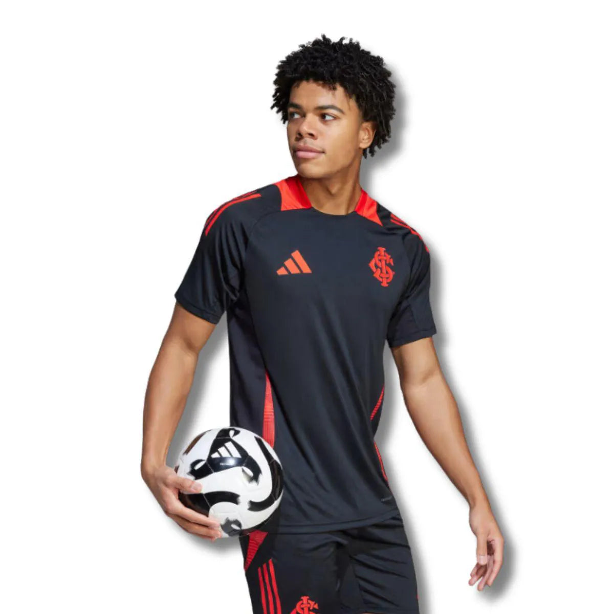 Camisa Internacional Treino 25/26 – Torcedor Masculina – Preta – Lançamento