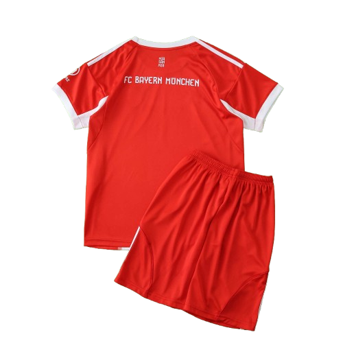 Conjunto Infantil Bayern de Munique I 25/26 - Vermelho e Branco