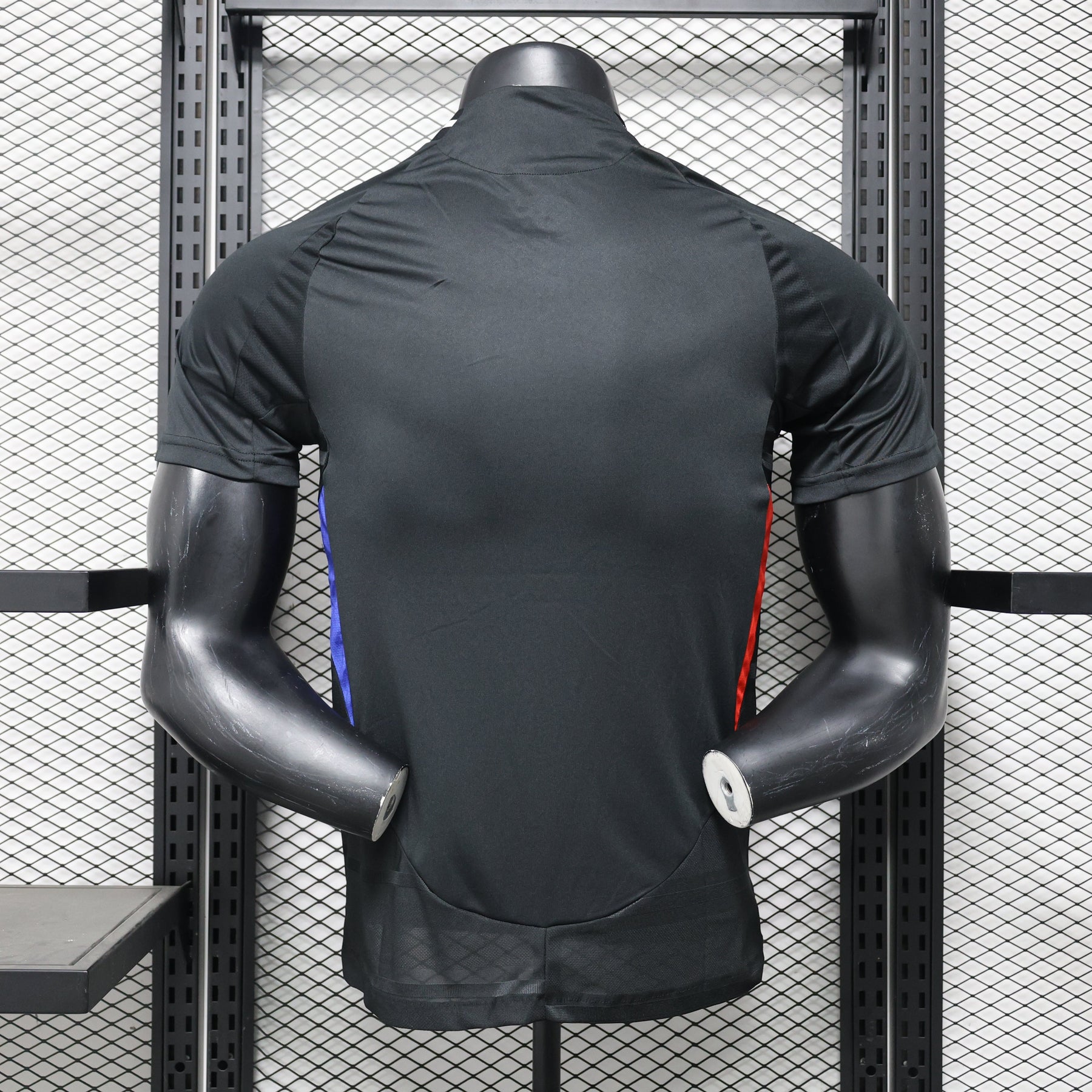 Camisa Lyon Home 2024/25 Jogador Adidas Masculino com Patch - Preta, Branca, Azul e Vermelha