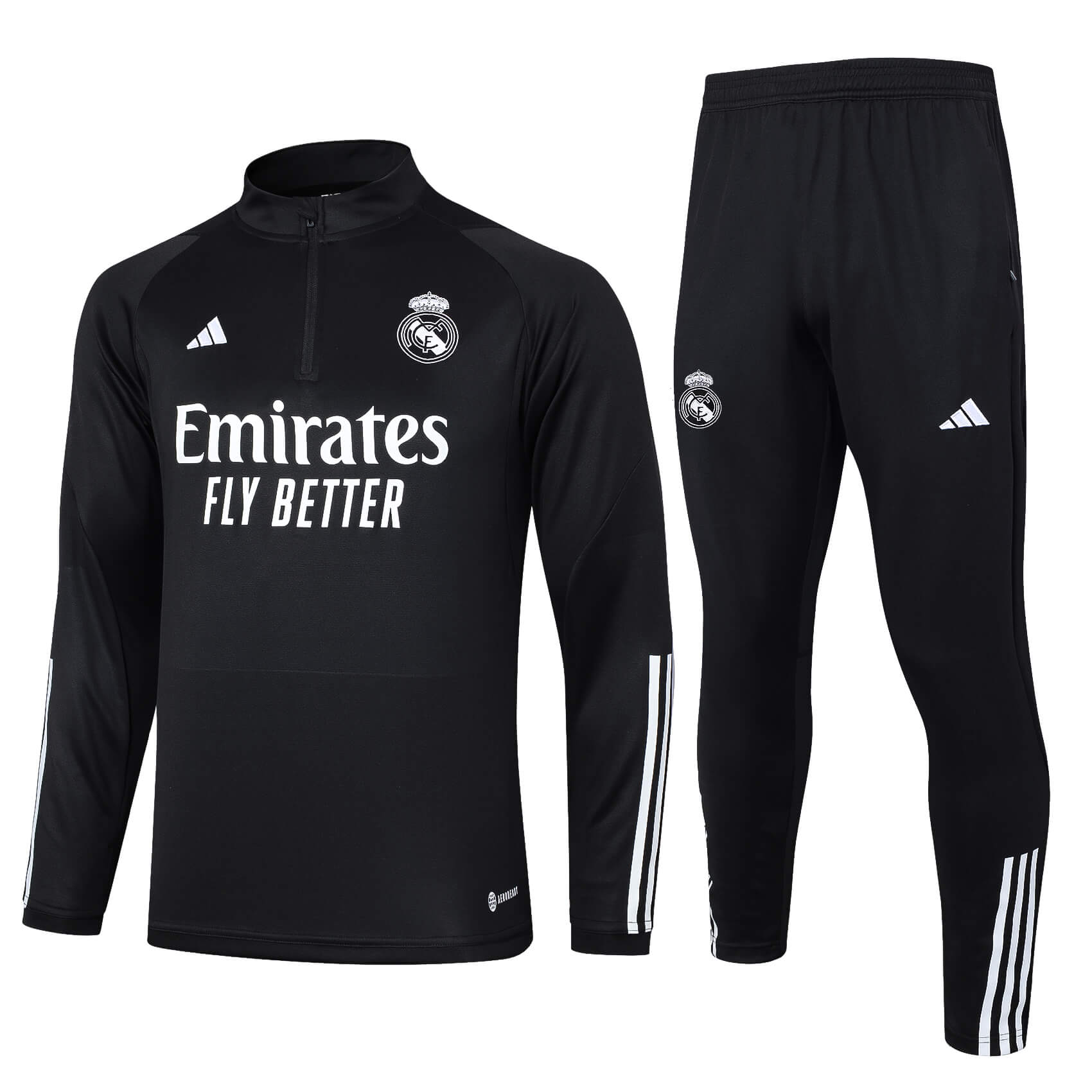 Conjunto de Treino Real Madrid 24/25 – Preto