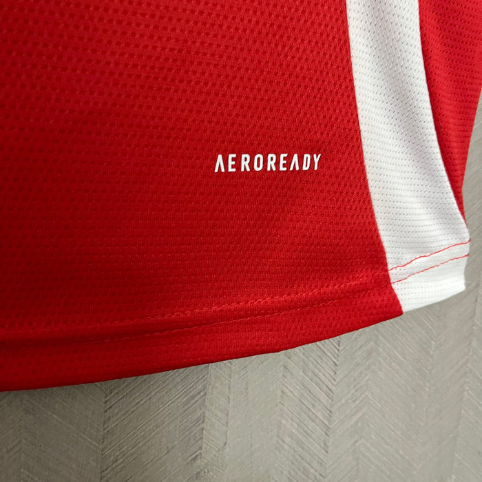 Camisa Internacional Home 25/26 Adidas Torcedor Feminina - Vermelha e Branca