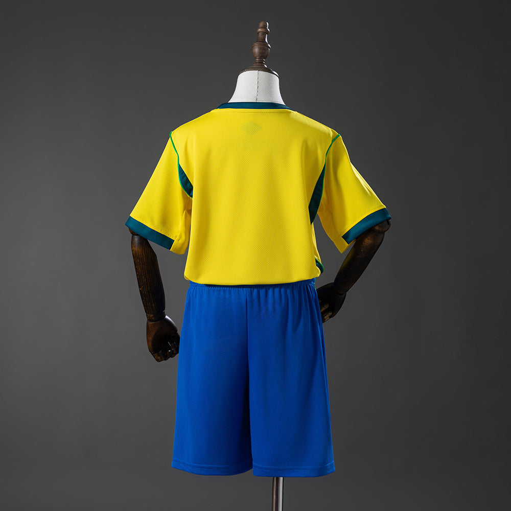 Kit Infantil Brasil I 26/27 - Amarelo - Camisa da Copa do Mundo 2026