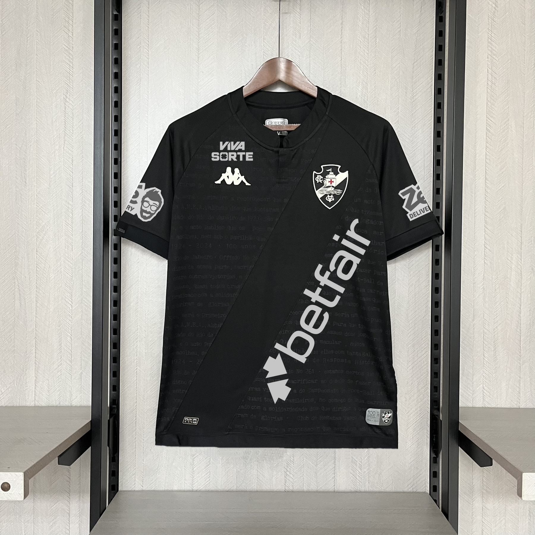 Camisa Vasco da Gama Goleiro+Patrocínios 24/25 – Versão Torcedor