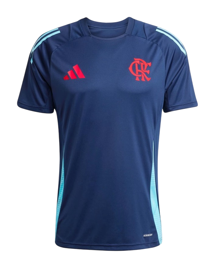 Camisa Flamengo II 25/26 Treino Adidas Masculina - Azul Escuro