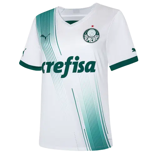 Camisa Palmeiras Away - 23/24 Branca – Feminina