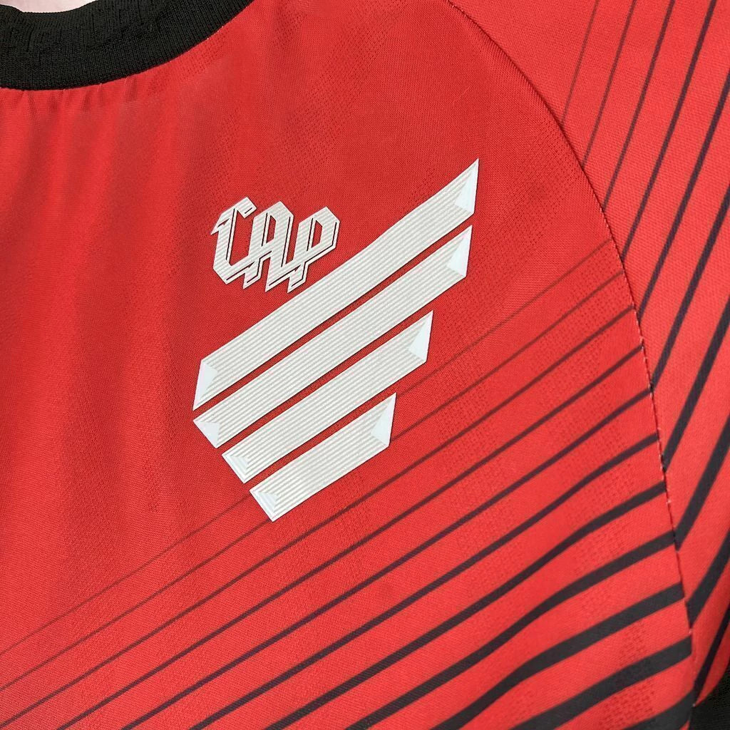 Camisa Athletico Paranaense Home 25/26 Umbro Torcedor Masculino - Preto e Vermelho