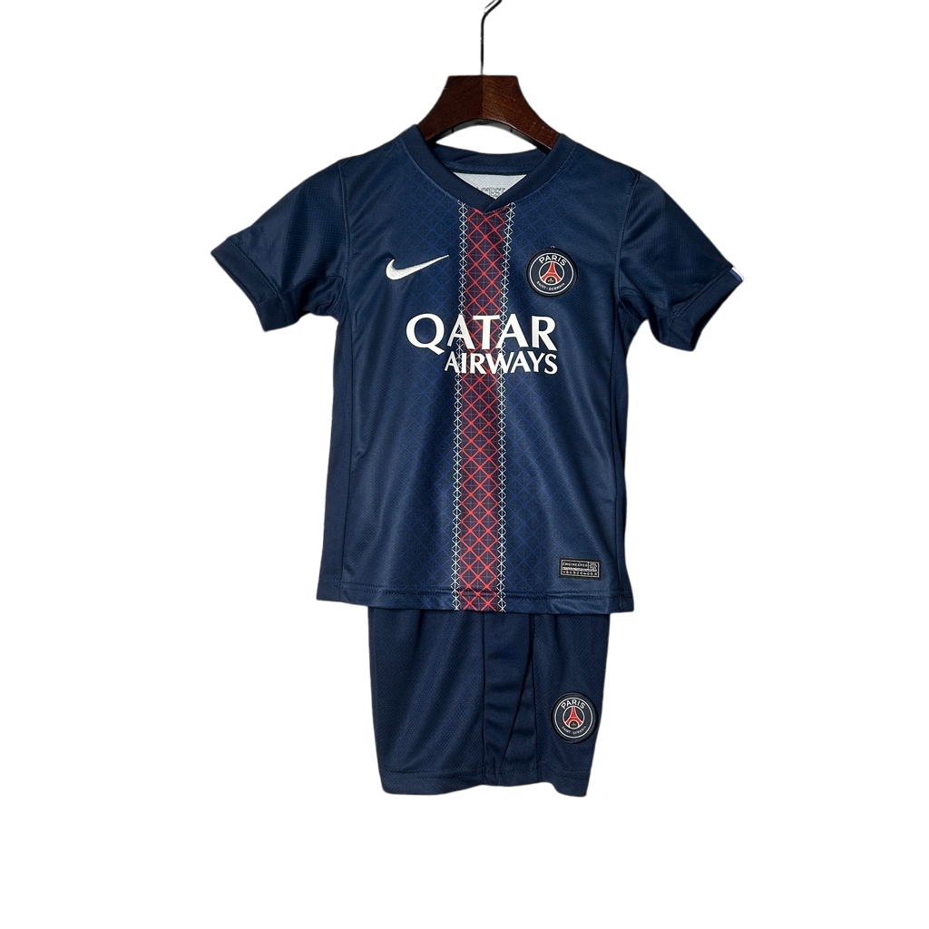 Conjunto Infantil PSG 25/26 Home Nike - Azul