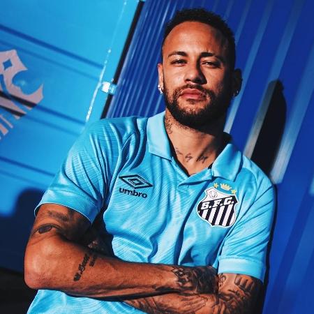 Camisa Santos 2025/26 Edição Especial Azul – Com patrocínio – Masculina Torcedor + Chaveiro de Brinde – Lançamento