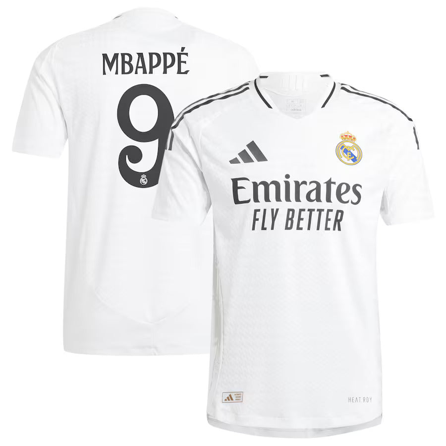 Camisa Real Madrid Home 24/25 – Jogador – MBAPPE 9# Lançamento