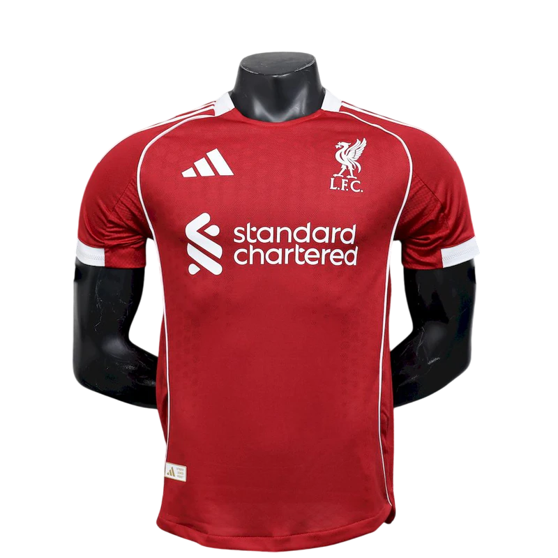 Camisa Liverpool I 25/26 - Jogador Masculina - Vermelha