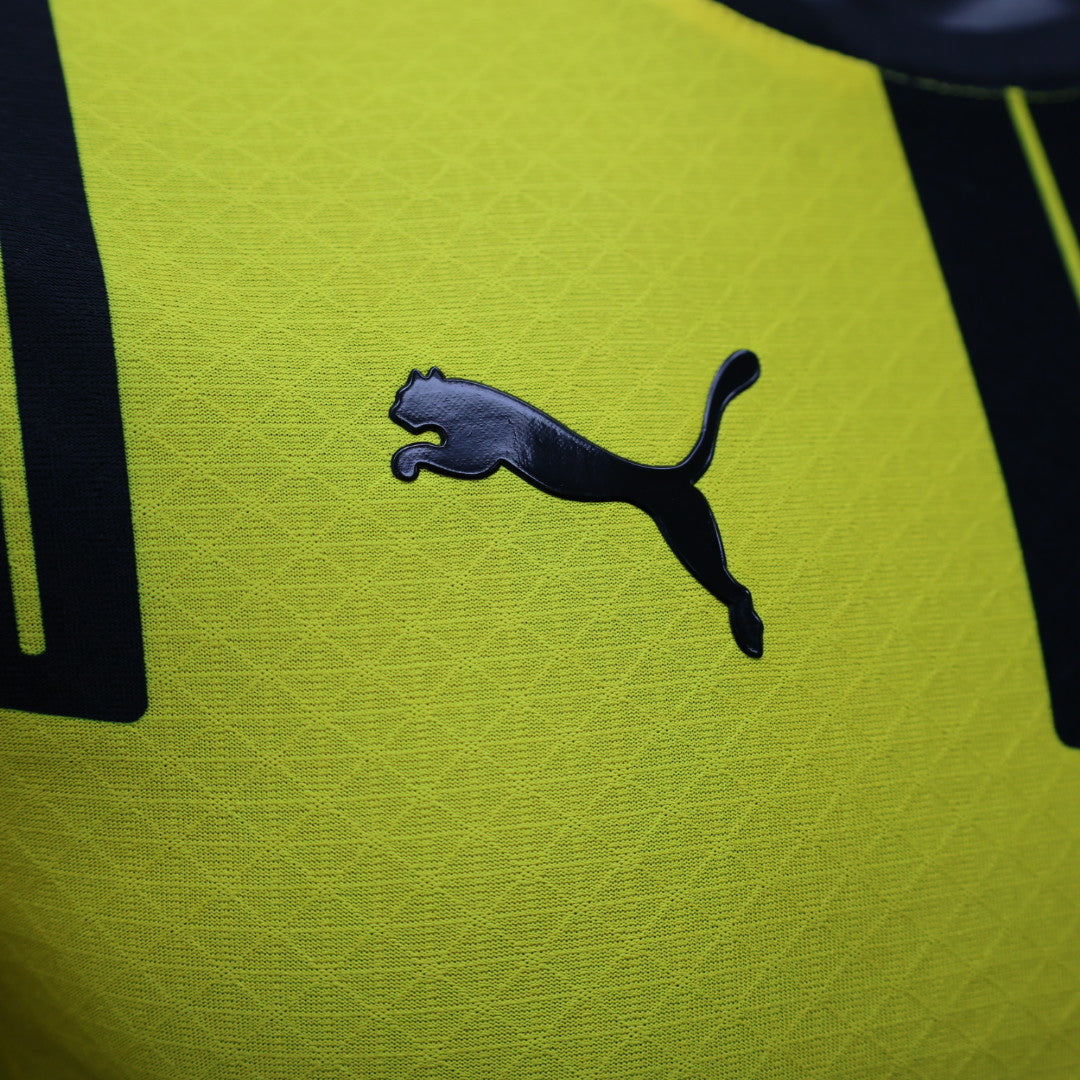 Camisa Borussia Dortmund Edição Especial 2024/25 Jogador Puma Masculino com Patch - Amarela e Preta