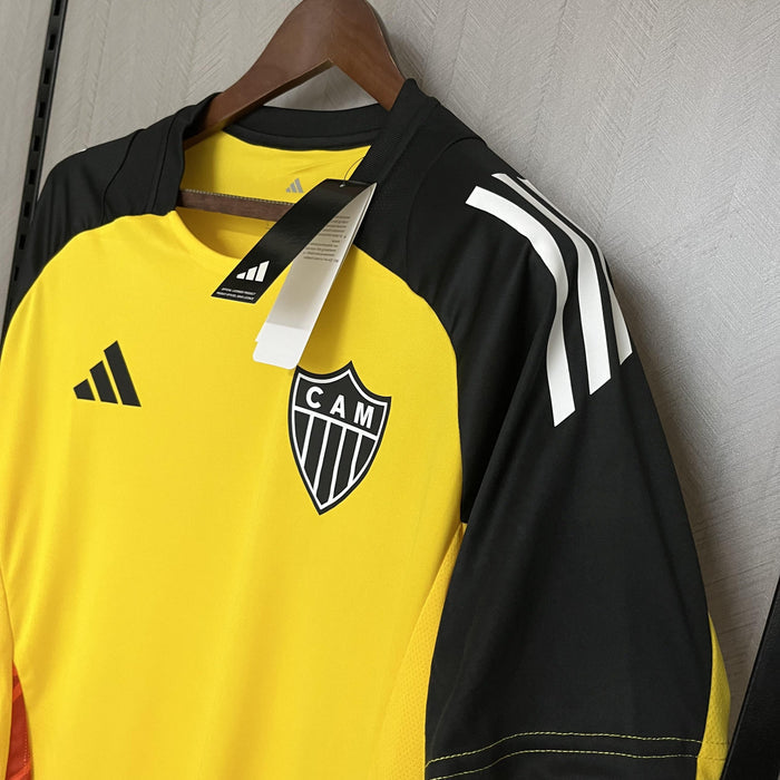 Camisa Atletico Mineiro Treino 25/26 Adidas Masculina - Amarela e Preta