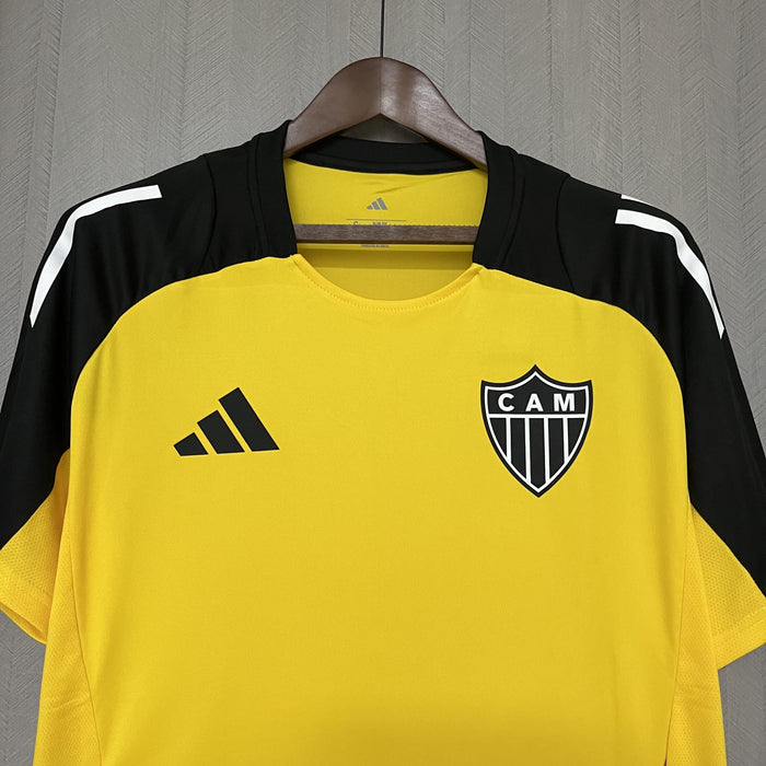 Camisa Atletico Mineiro Treino 25/26 Adidas Masculina - Amarela e Preta