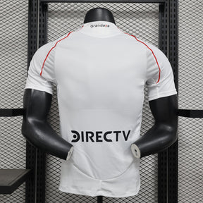 Camisa River Plate Home 2024/25 Jogador Adidas Masculino com Patch - Branca, Vermelha e Preta