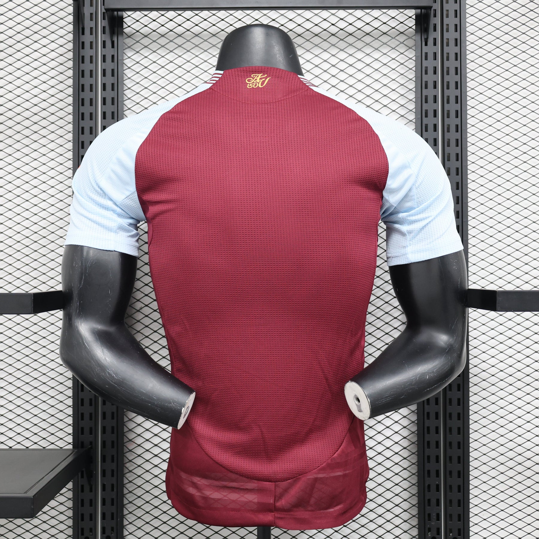 Camisa Aston Villa Home 2024/25 Jogador Adidas Masculino com Patch- Vinho e Branca