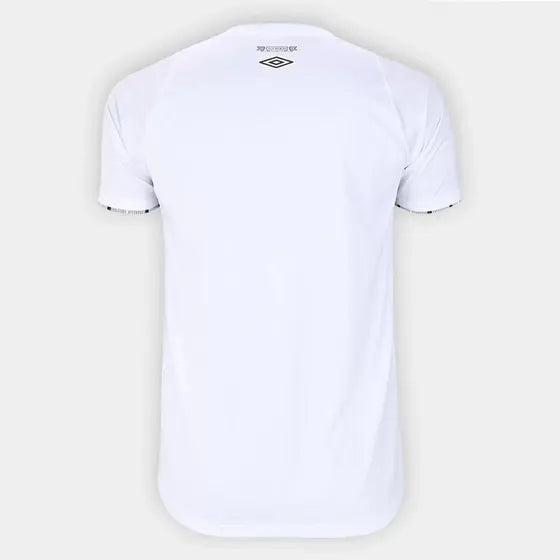 Camisa Santos Treino 24/25 Umbro Torcedor Masculino - Branco e Preto