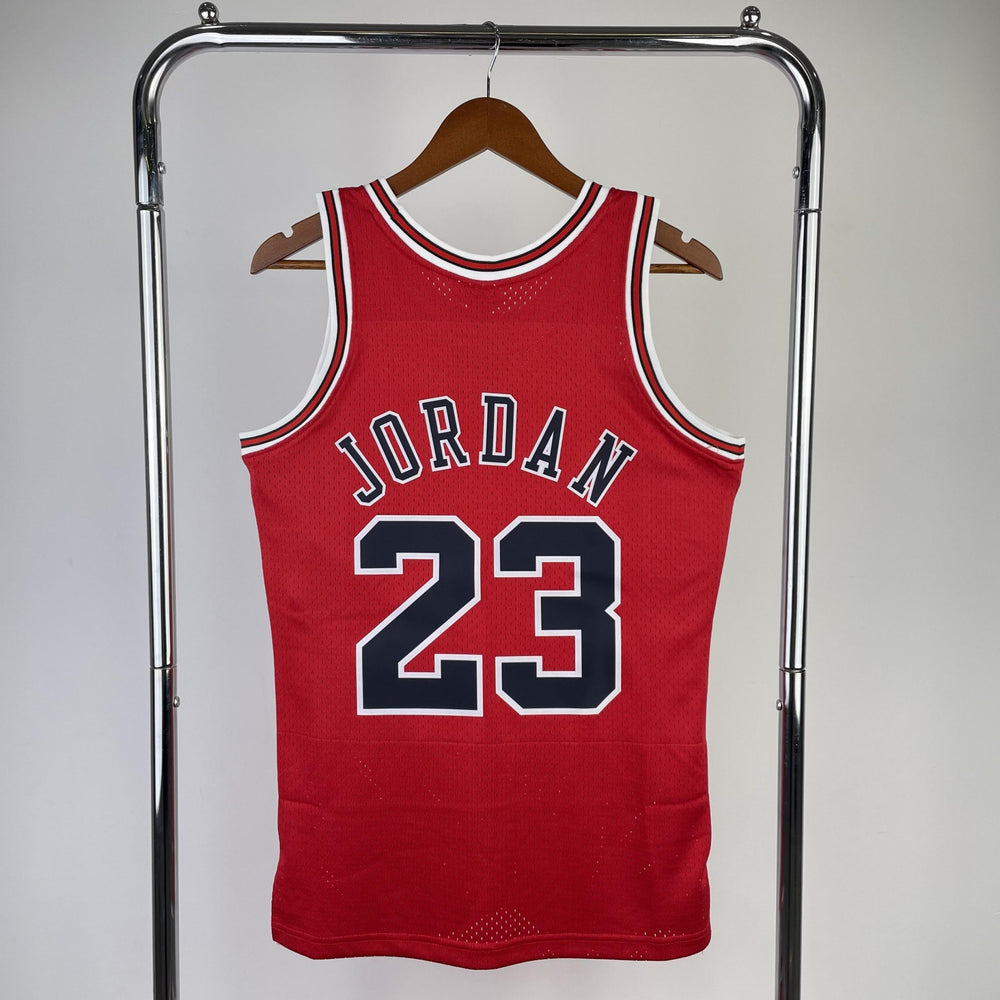 Regata Mitchell & Ness Chicago Bulls 1986-1987 Vermelha