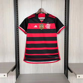 Camisa Flamengo Home 2024/25 – Feminina – Patch Campeão da Copa do Brasil 2024 +Chaveiro de Brinde