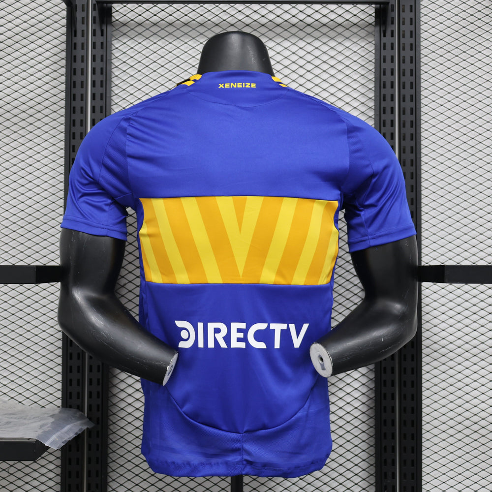 Camisa Boca Juniors Home 2024/25 Jogador Adidas Masculino com Patch - Azul e Amarela