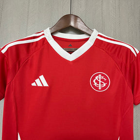 Camisa Internacional Home 25/26 Adidas Torcedor Feminina - Vermelha e Branca