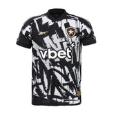 Camisa Botafogo Home 25/26 Reebok Torcedor Masculina - Branco e Preto